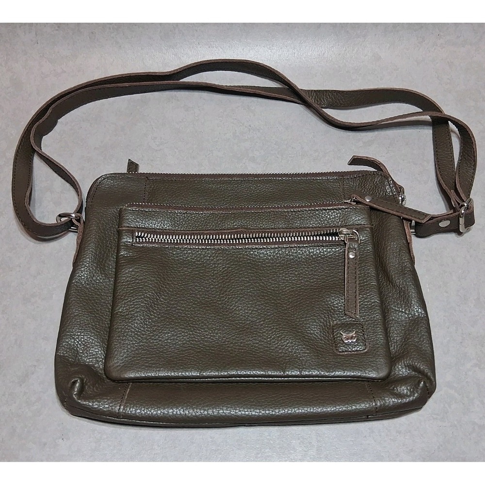 Wise Owl Womens Brown Crossbody Bag Adjustable Strap